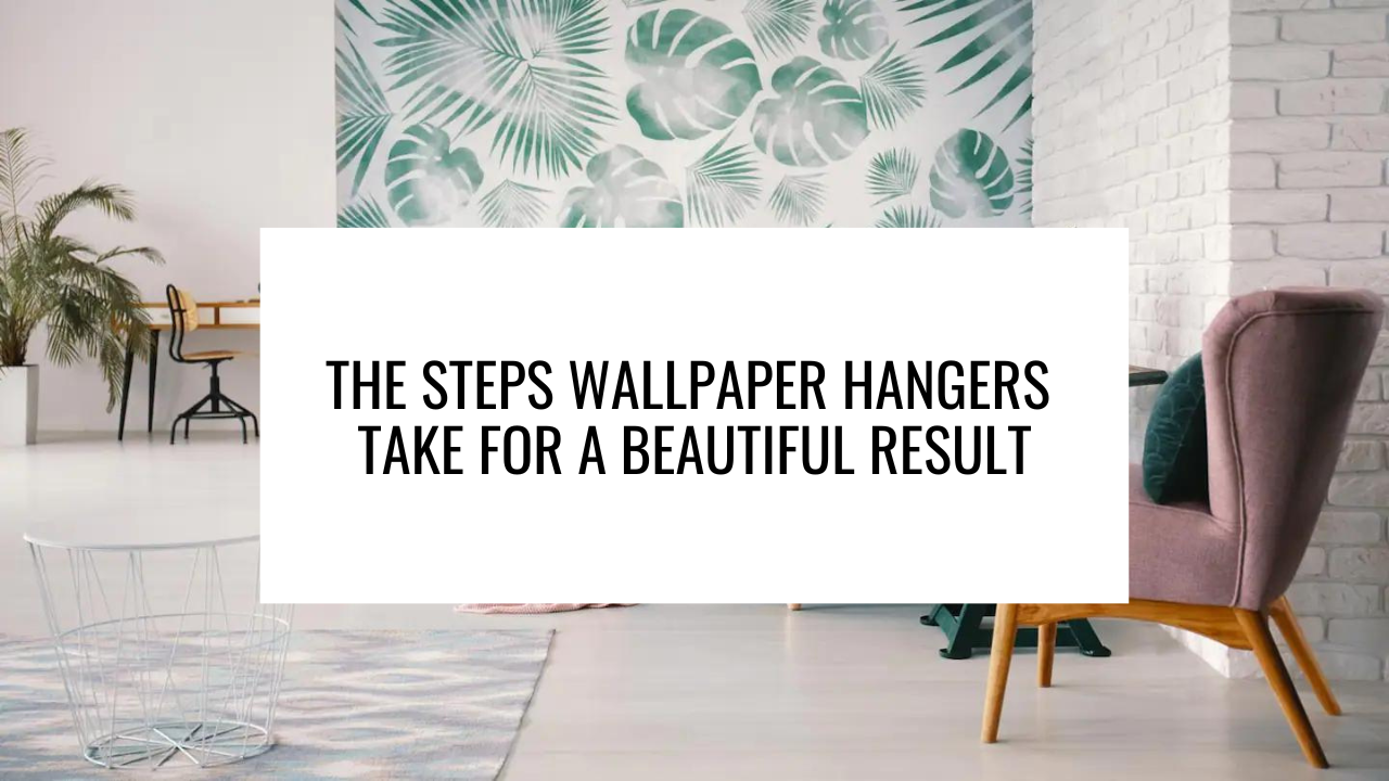 steps wallpaper hangers take